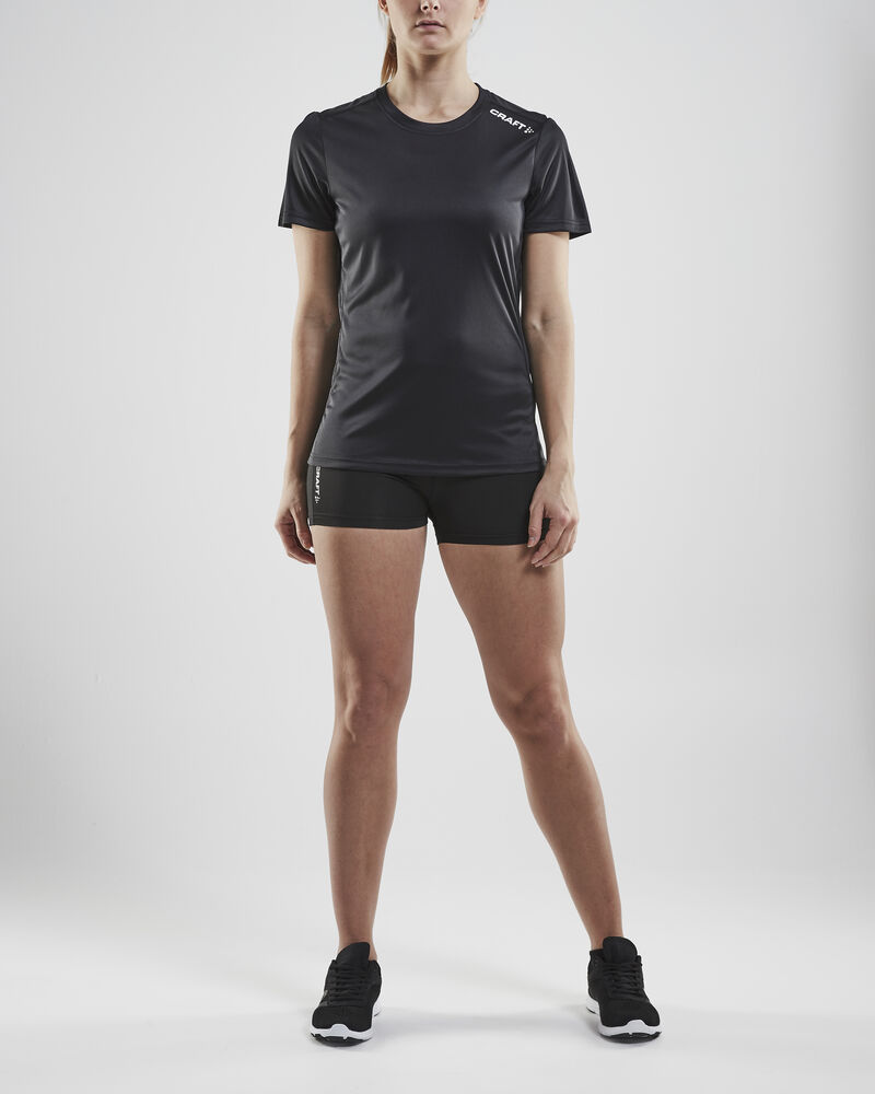 Craft Rush SS Tee W - Black AW25 [999000] / XS