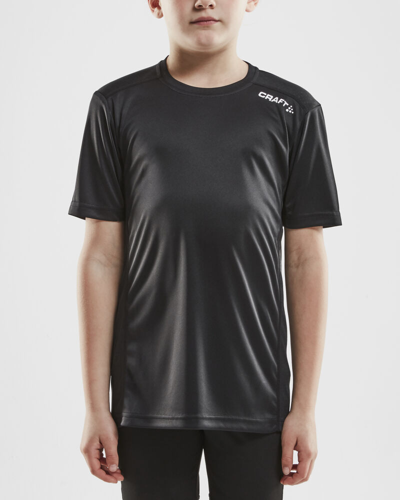 Craft Rush SS Tee Jr - Black AW25 [999000] / 110/116