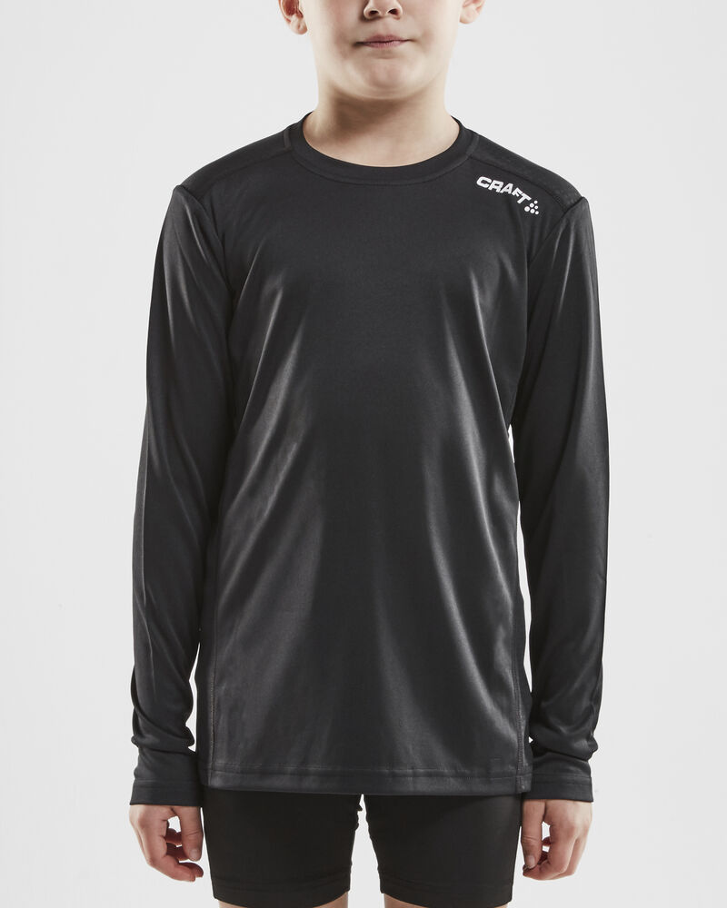 Craft Rush LS Tee Jr - Black AW25 [999000] / 110/116
