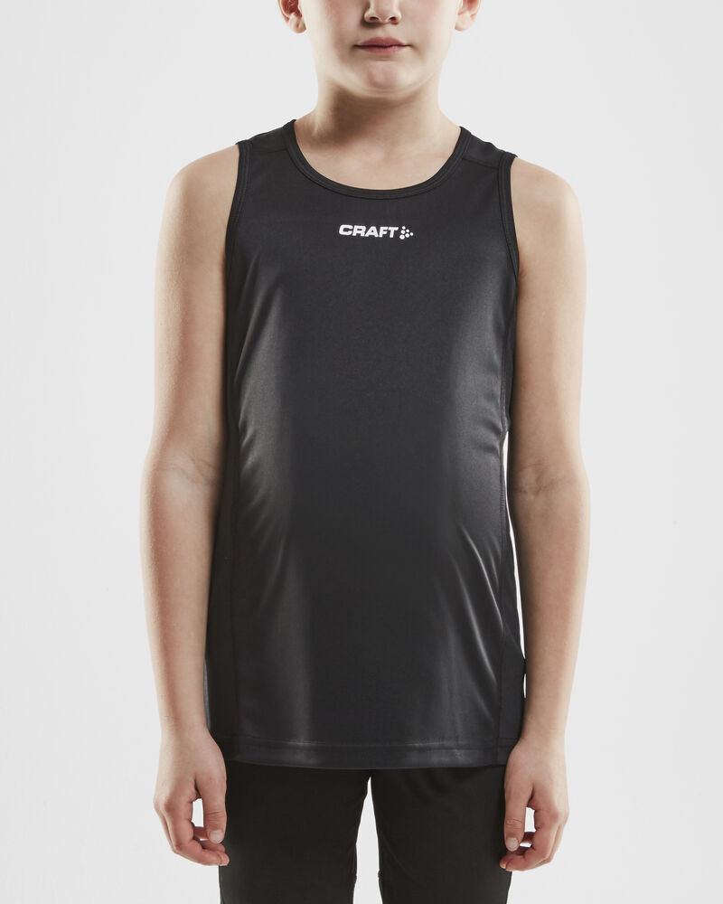 Craft Rush Singlet Jr - Black AW25 [999000] / 110/116