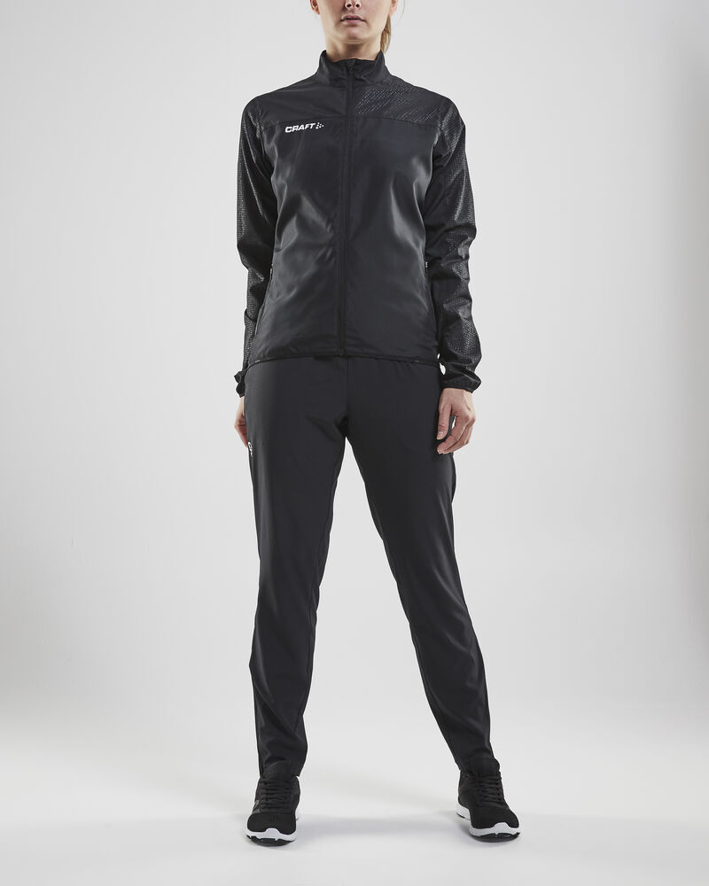 Craft Rush Wind Jkt W - Black AW25 [999000] / XS