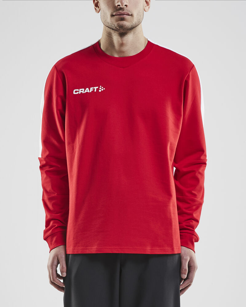 Craft Progress GK Sweatshirt M - BRIGHT RED-WHITE [430900] / XS