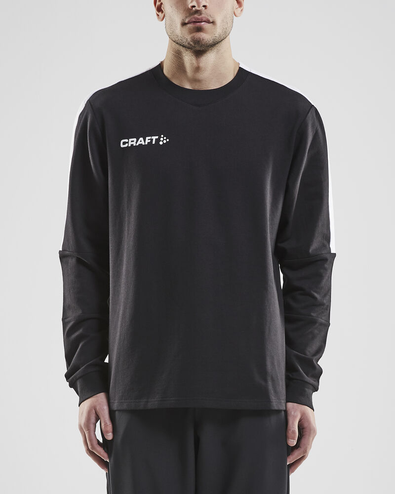 Craft Progress GK Sweatshirt M - Black/White AW25 [999900] / XS