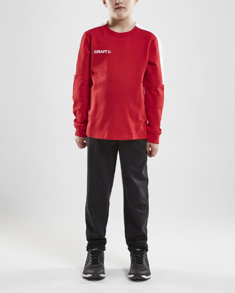 Craft Progress GK Sweatshirt Jr - BRIGHT RED-WHITE [430900] / 122/128