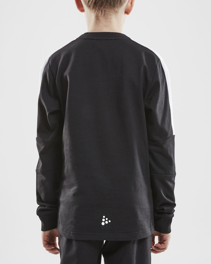 Craft Progress GK Sweatshirt Jr - Black/White AW25 [999900] / 122/128