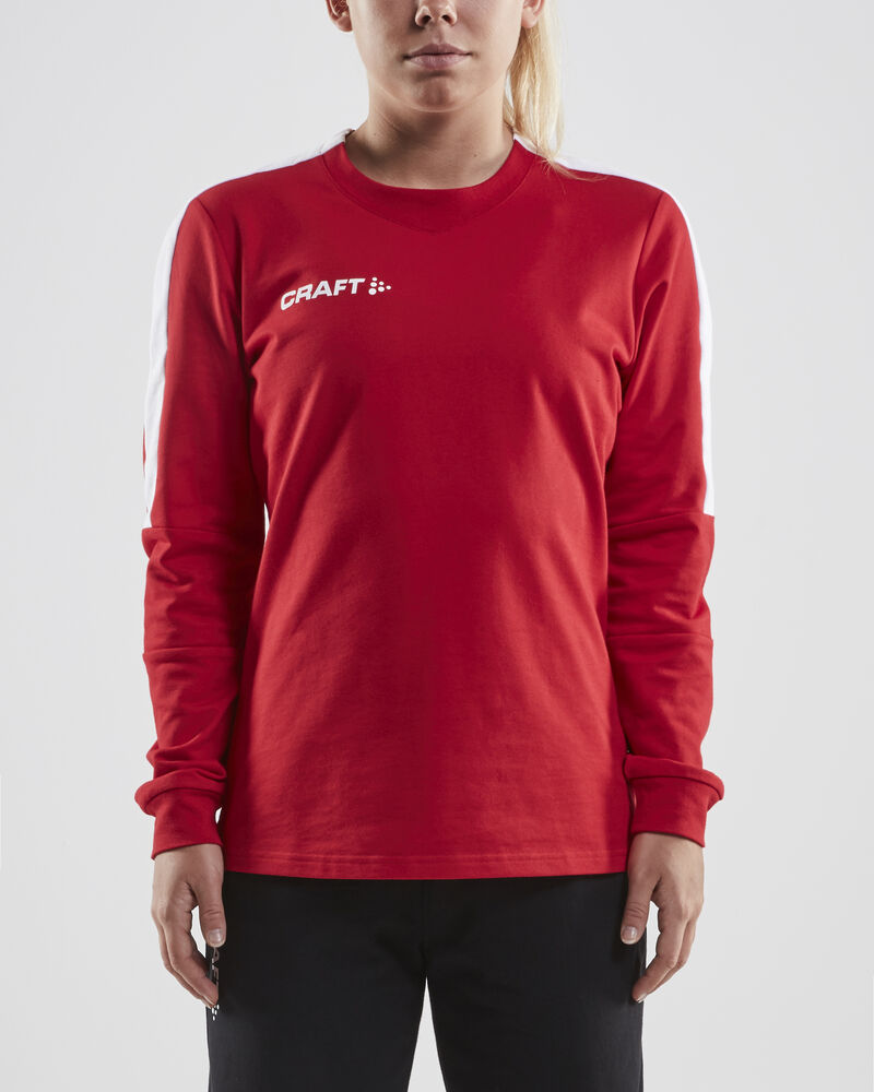 Craft Progress GK Sweatshirt W - BRIGHT RED-WHITE [430900] / XS