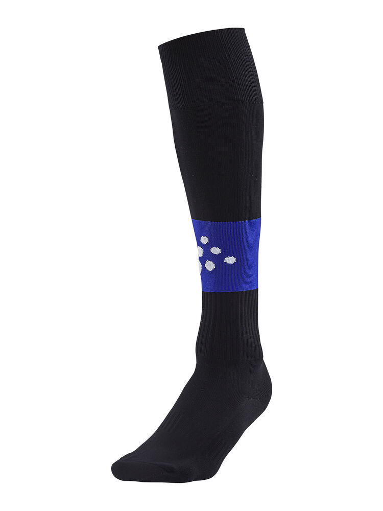 Squad Sock Contrast från Craft i Svart/Club cobolt