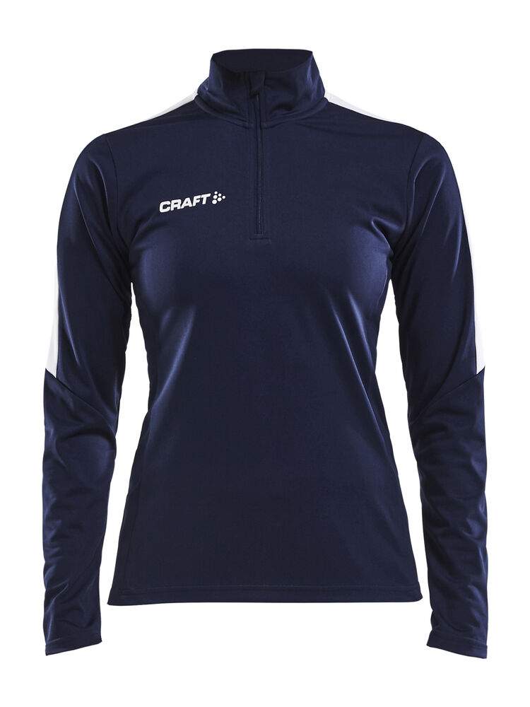Progress Halfzip Ls Tee W från Craft i Marinblå