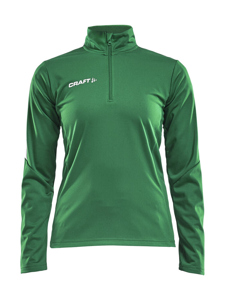 Progress Halfzip Ls Tee W från Craft i Team green