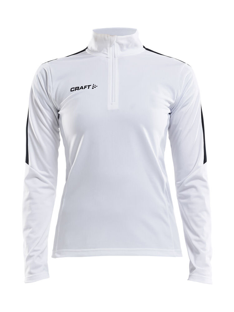 Progress Halfzip Ls Tee W från Craft i Vit