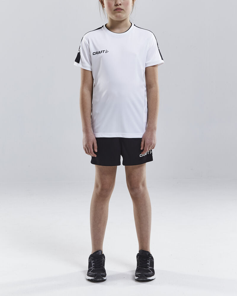 Craft Progress Practise Tee Jr - Black/White [9900] / 122/128