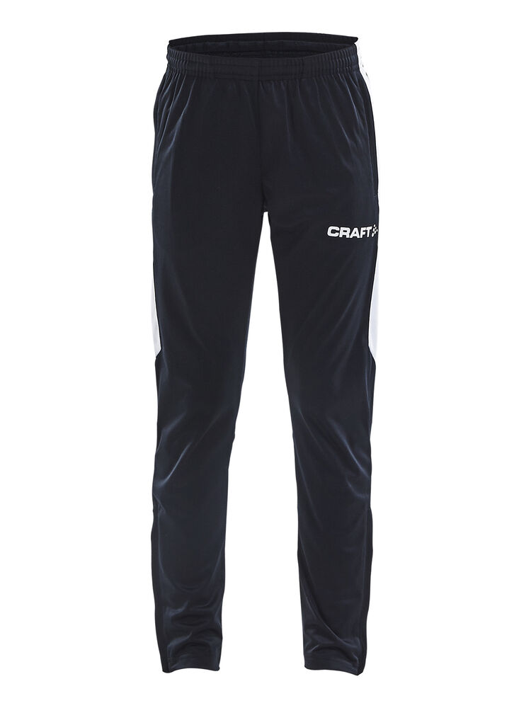 Craft Progress Pant Jr - Black/White [9900] / 122/128