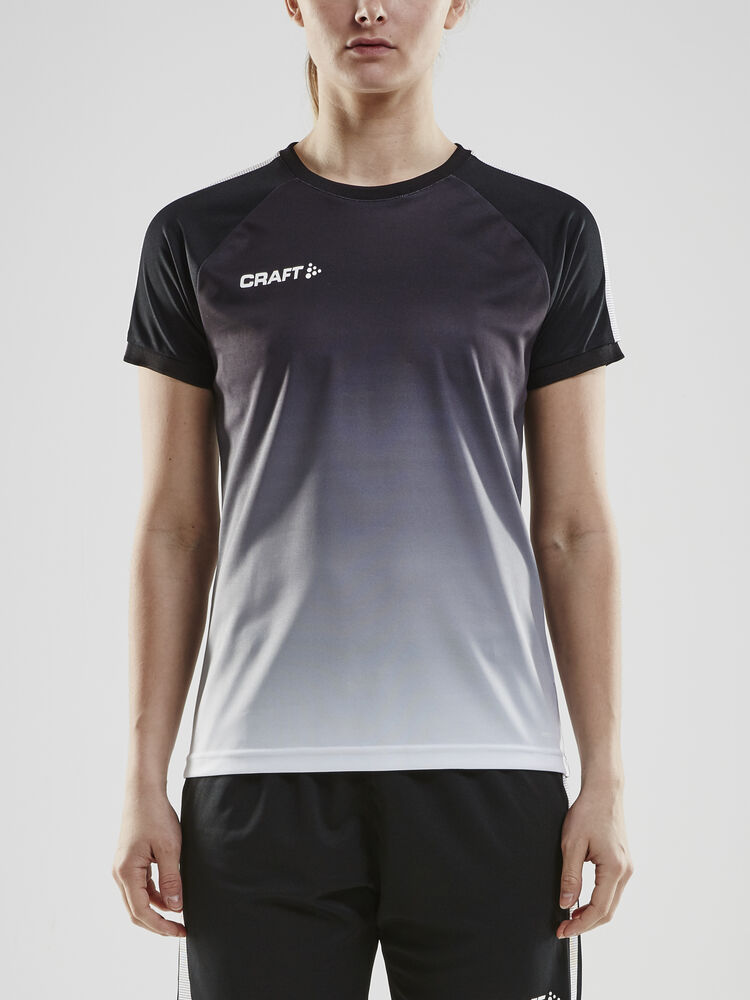 Craft Pro Control Fade Jersey W - Black/White AW25 [999900] / XS