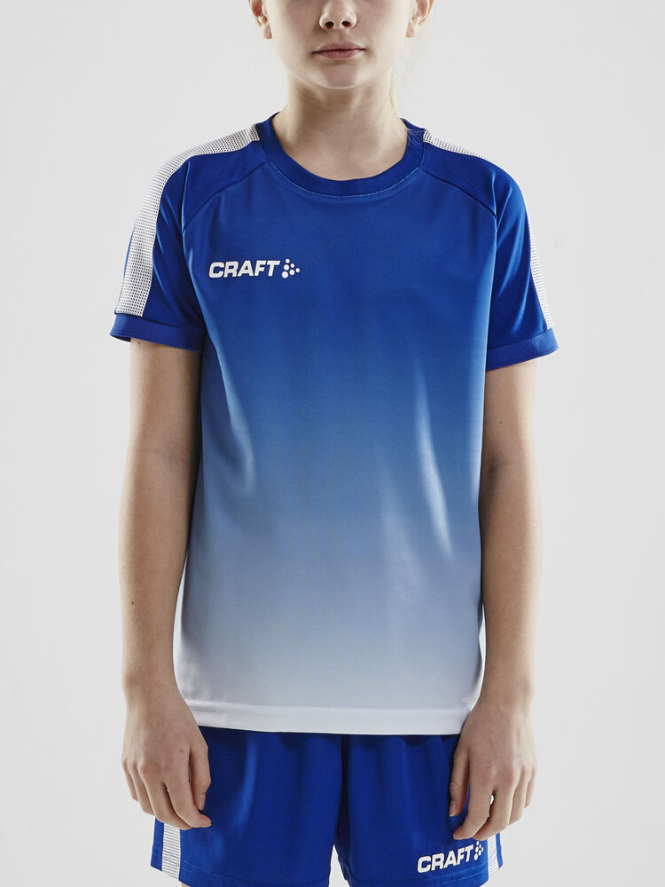 Craft Pro Control Fade Jersey Jr - CLUB COBOLT-WHITE [346900] / 122/128