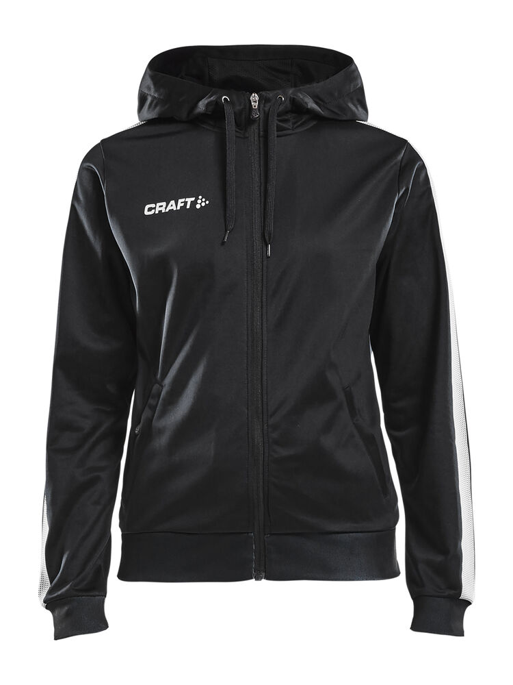 Craft Pro Control Hood Jacket W - Black/White AW25 [999900] / XS