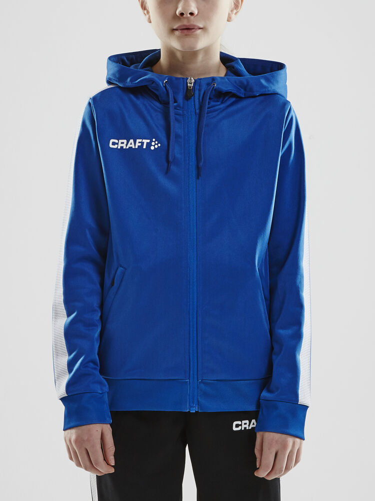 Craft Pro Control Hood Jacket Jr - CLUB COBOLT-WHITE [346900] / 122/128