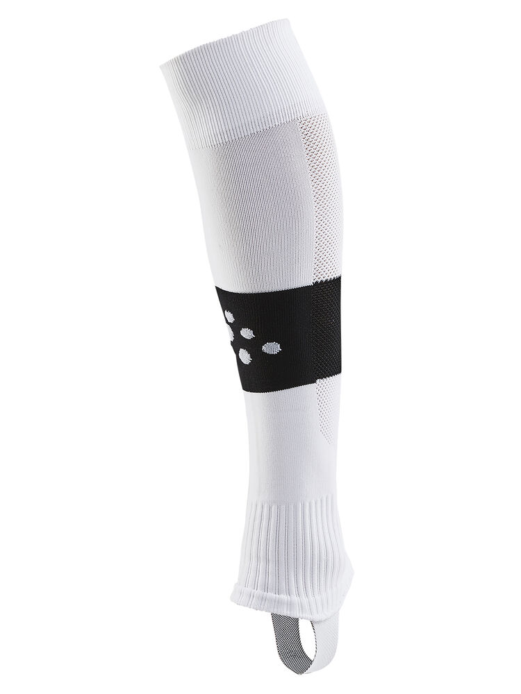 Pro Control Stripe W-O Foot Socks Sr från Craft i Vit/Svart