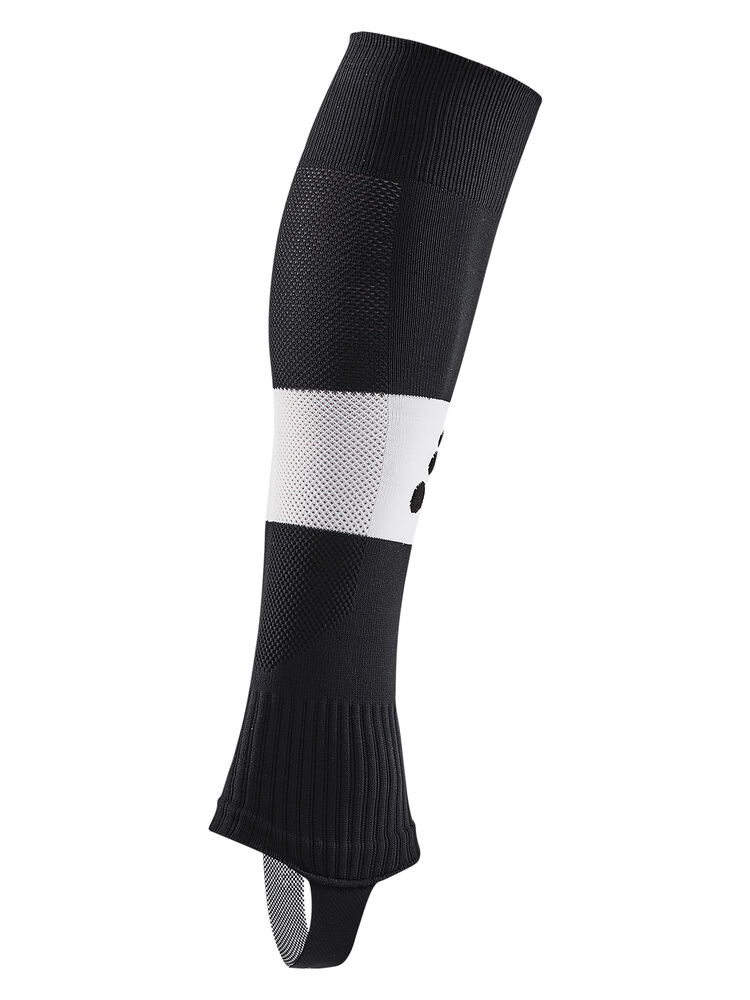 Craft Pro Control Stripe W-O Foot Socks Senior - Black/White AW25 [999900] / Onesize