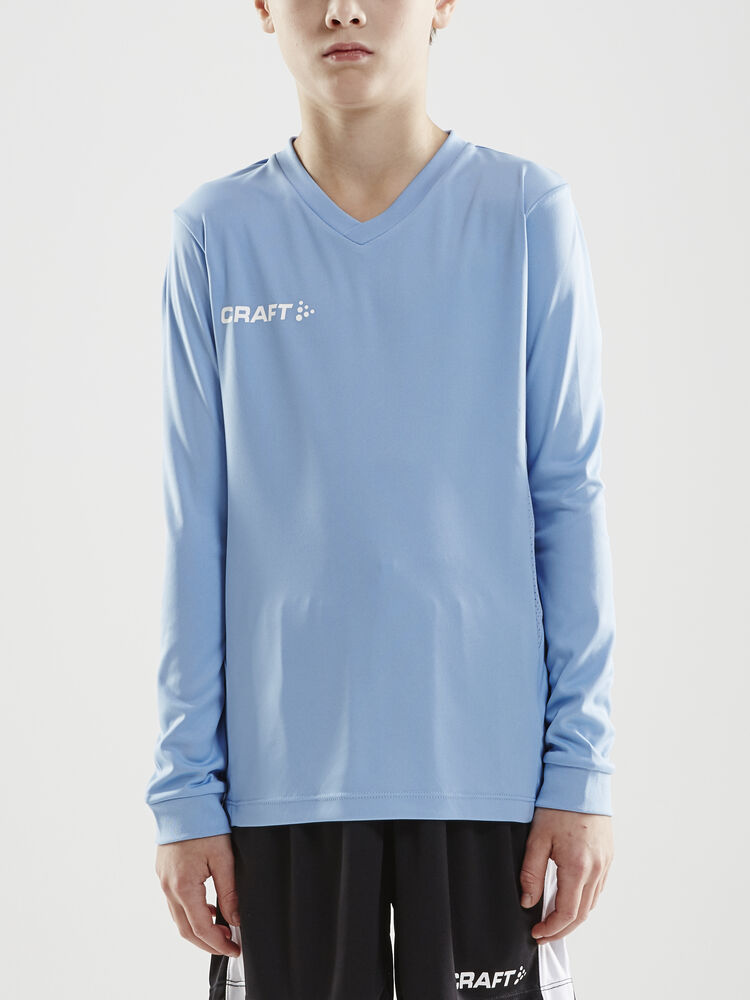Craft Squad Go Jersey Solid Ls Jr - MFF Blue [1341] / 122/128