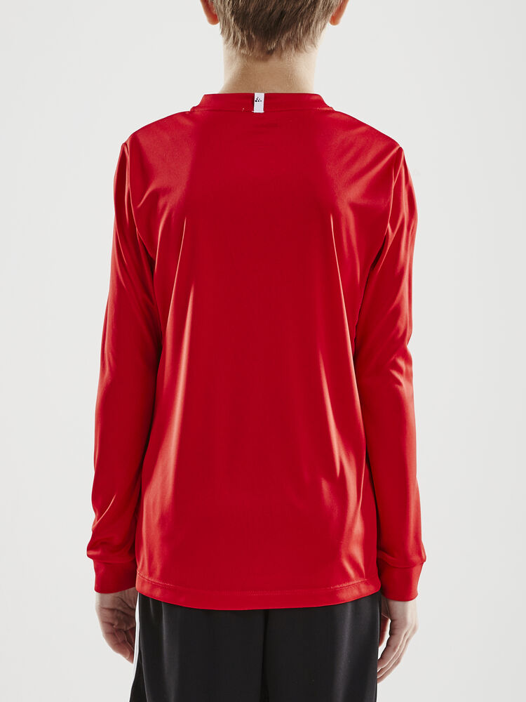 Craft Squad Go Jersey Solid Ls Jr - Bright Red [1430] / 122/128