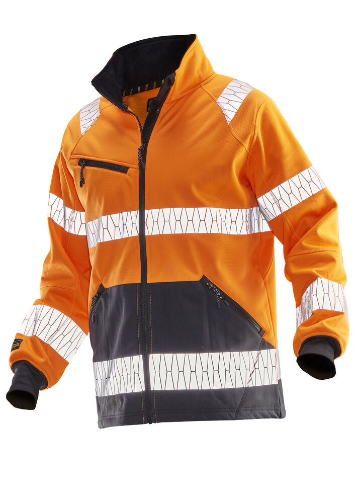 1190 Jacka Windblocker Varsel från Jobman i Orange/Svart
