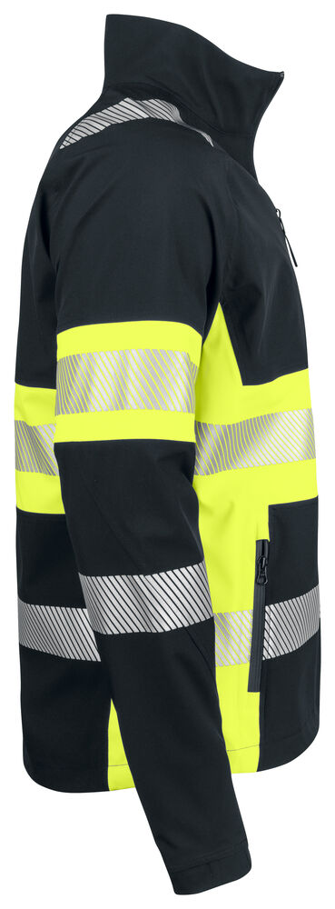 Projob 6442 JAKKE I STRETCHMATERIALE EN ISO 20471 KLASSE 1 - Yellow/Black [11] / XS