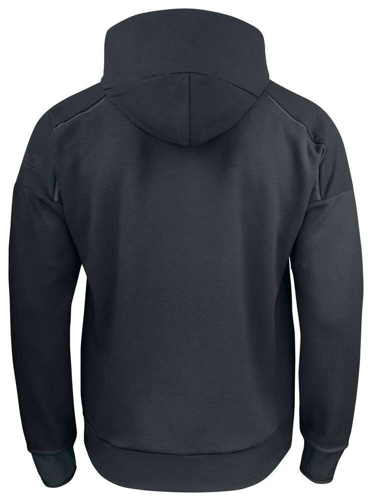 Projob 3120 SWEATJAKKE MED HÆTTE - Black/Yellow [99] / XS