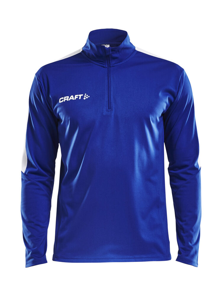 Craft Progress Halfzip Ls Tee M - Club Cobolt [1346] / XS