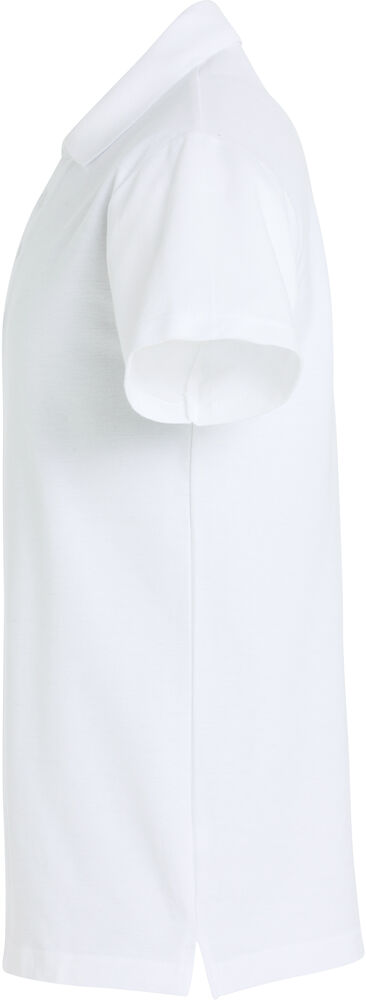 Clique Basic Polo S/S Junior - Hvid/Rød/Navy [00] / 90/100