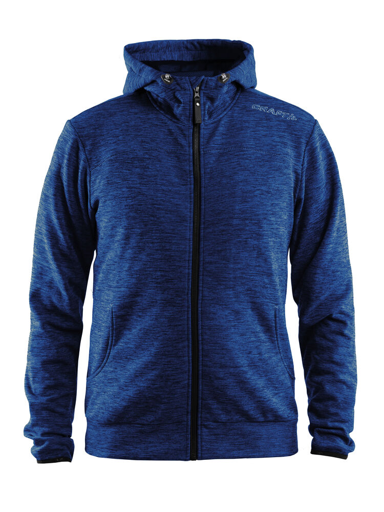 Leisure Full Zip Hood M från Craft i Deep melange