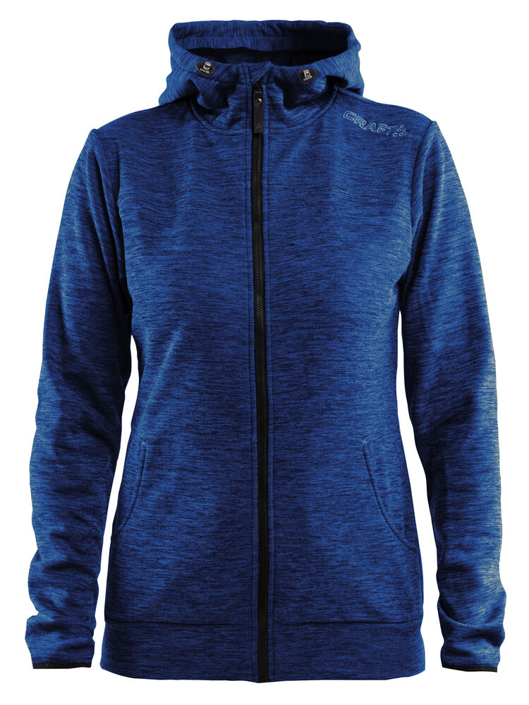 Leisure Full Zip Hood W från Craft i Deep melange