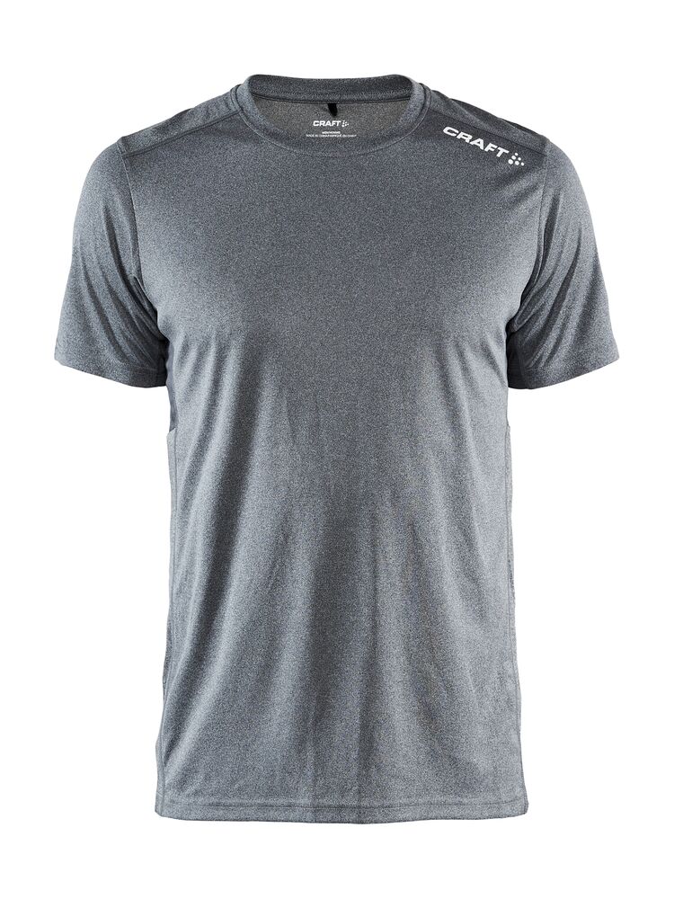 Rush SS Tee M från Craft i Dk grey melange