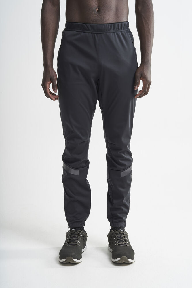 Craft Warm Train Pant M - BLACK-TRANSPARENT GREY [999003] / XS