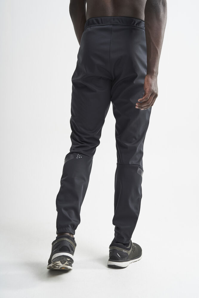 Craft Warm Train Pant M - BLACK-TRANSPARENT GREY [999003] / XS