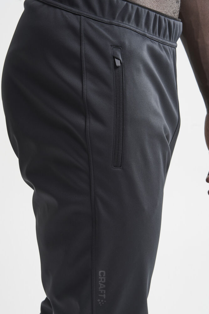 Craft Warm Train Pant M - BLACK-TRANSPARENT GREY [999003] / XS