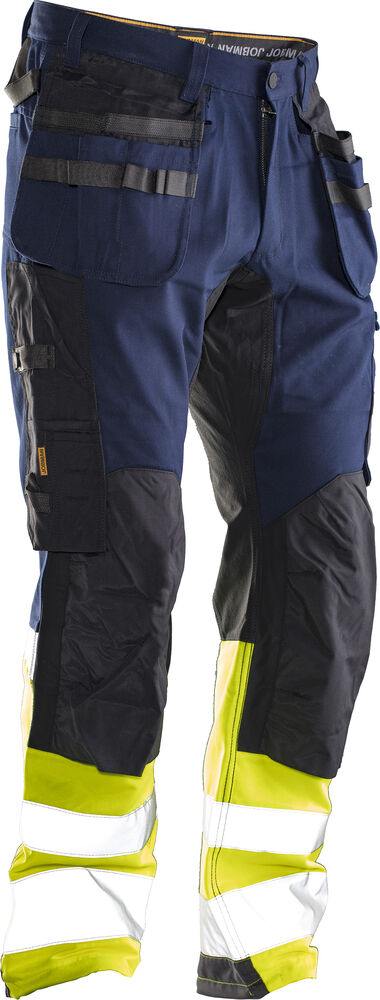 Jobman 2134 Hantverksbyxa Core Stretch Varsel, bild 2