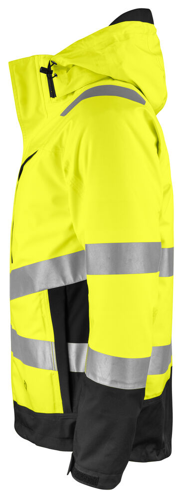 Projob 6445 FUNKTIONEL 3-i-1 JAKKE EN ISO 20471 KLASSE 3/2 - Yellow/Black [11] / XS