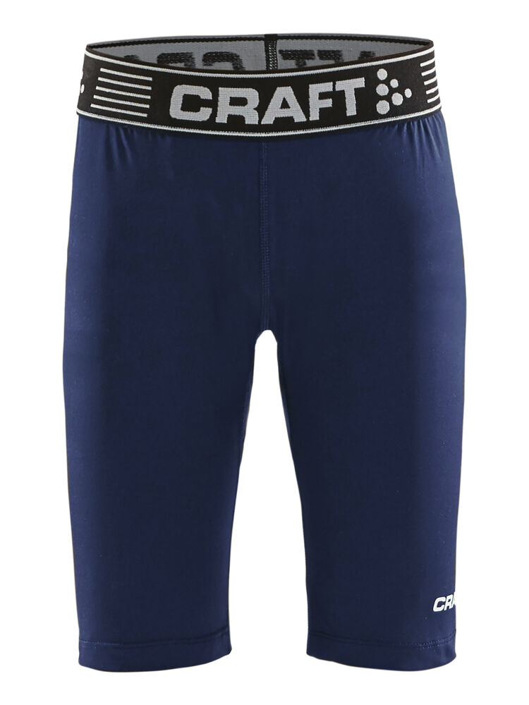 Pro Control Compression Short Tights Jr från Craft i Marinblå