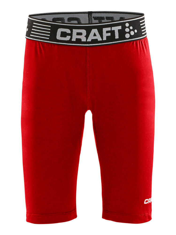 Pro Control Compression Short Tights Jr från Craft i Bright red