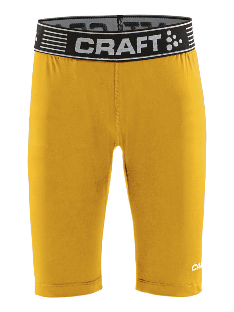 Pro Control Compression Short Tights Jr från Craft i Sweden yellow