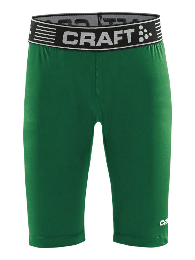 Pro Control Compression Short Tights Jr från Craft i Team green