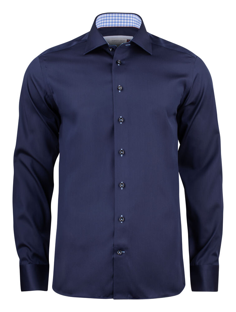 RB20 Twill Slim från J.Harvest & Frost i Marinblå/Sky blue