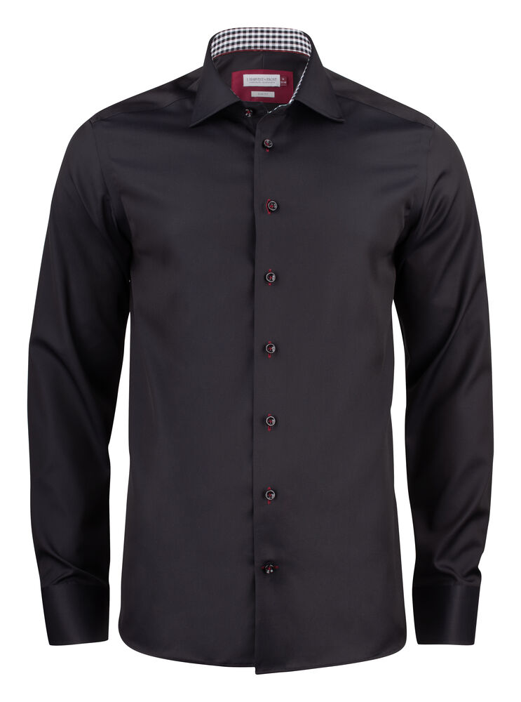 RB20 Twill Slim från J.Harvest & Frost i Svart/Röd