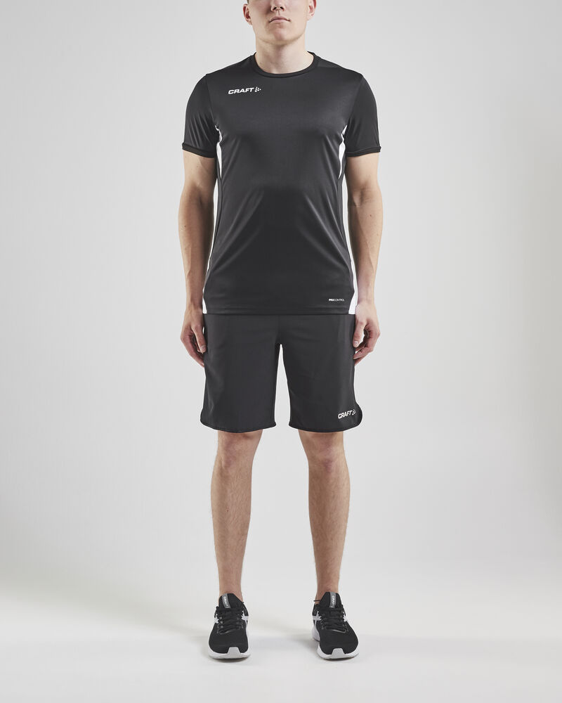 Craft PRO Control Impact Ss Tee M - Black/White AW25 [999900] / XS