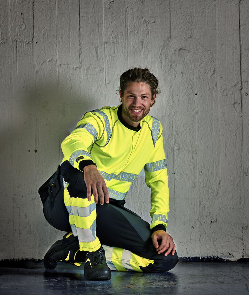 Jobman 2134 Hantverksbyxa Core Stretch Varsel, bild 8