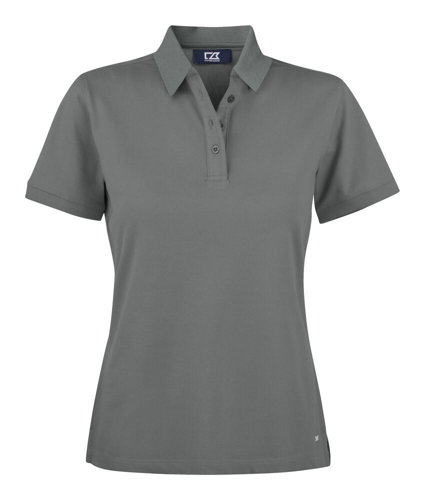 Oceanside Polo Ladies från Cutter & Buck i Grå