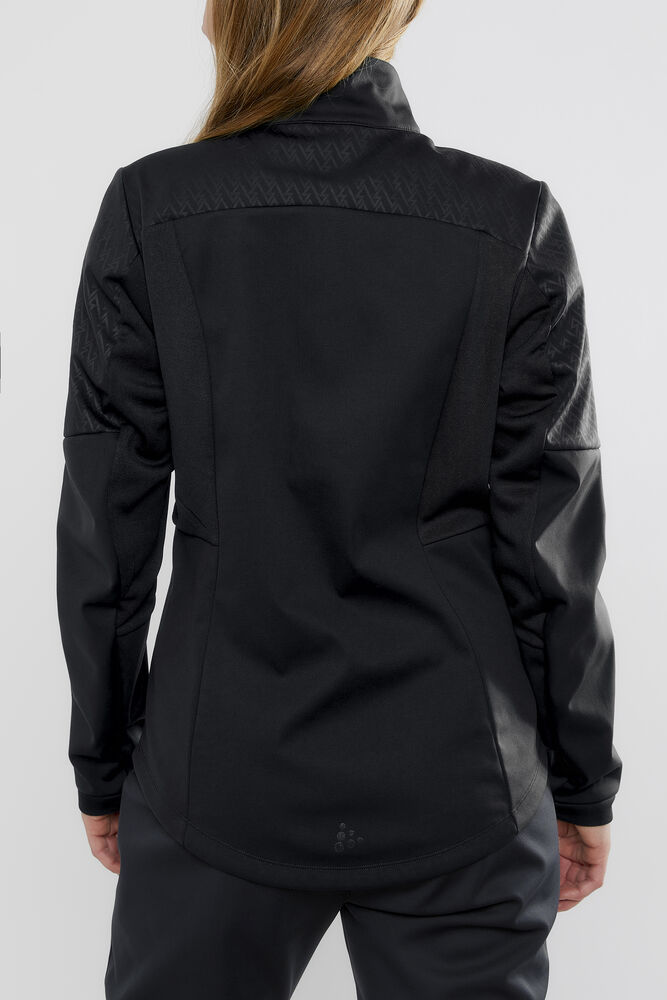 Craft Warm Train Jacket W - BLACK-TRANSPARENT GREY [999003] / XS