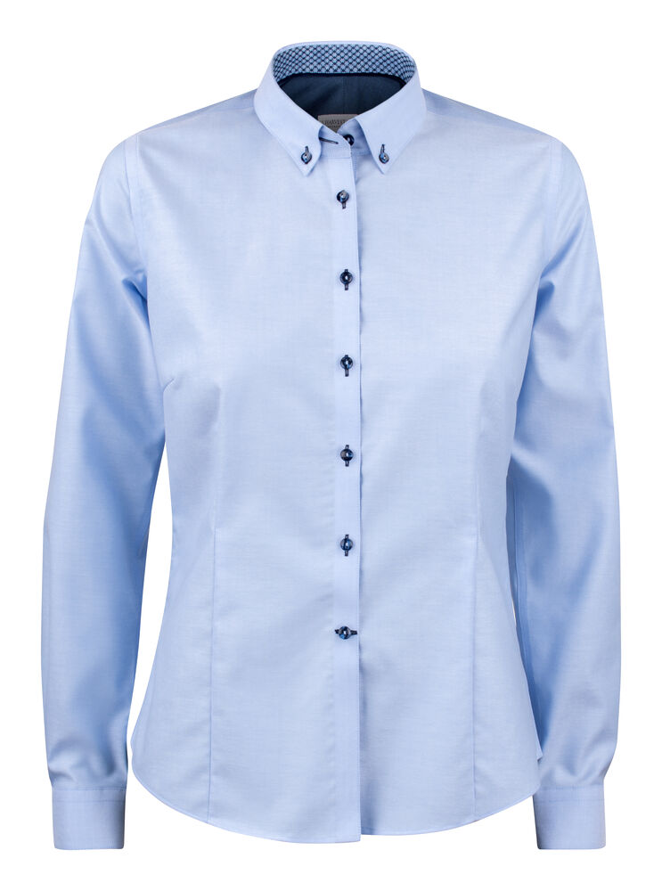 RB121 Oxford Stretch Woman från J.Harvest & Frost i Himmelsblå