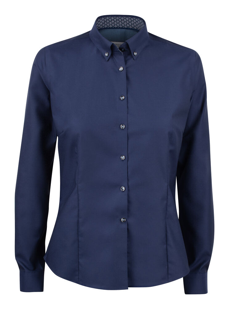 RB121 Oxford Stretch Woman från J.Harvest & Frost i Marinblå