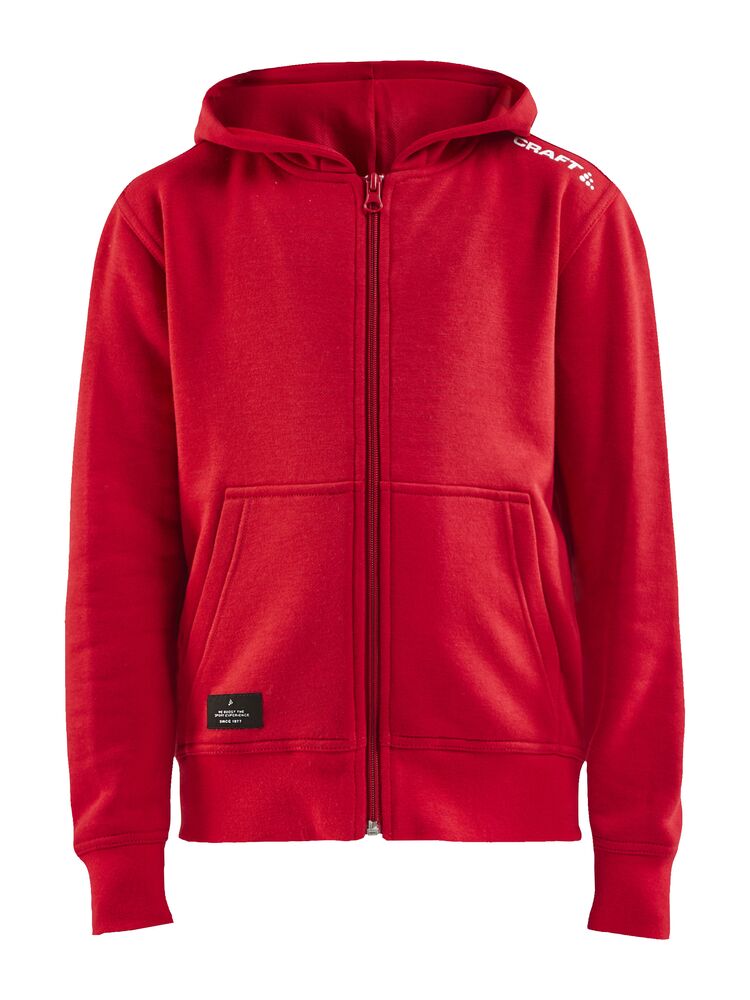 Community FZ Hoodie Jr från Craft i Bright red